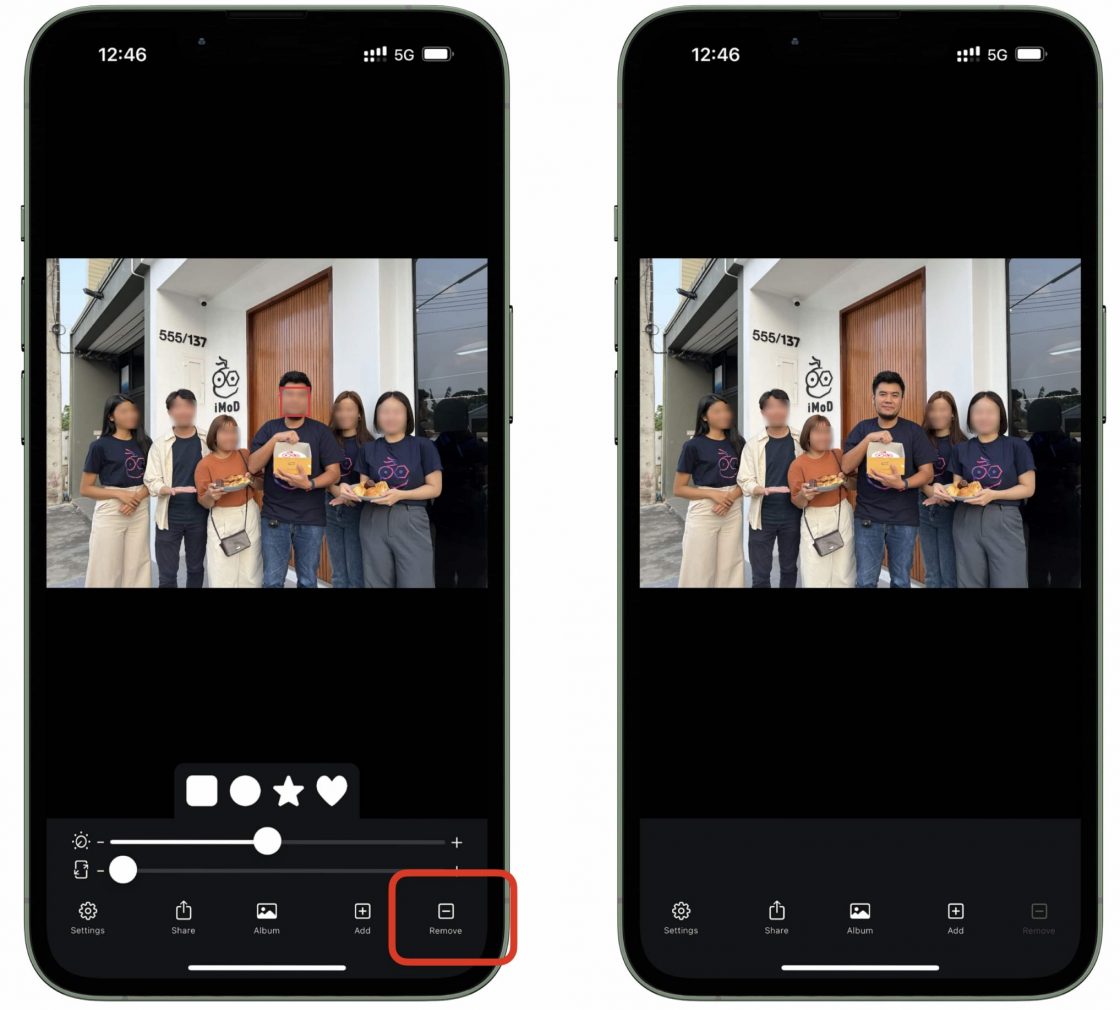 แนะนำแอป Blur Faces เบลอใบหน้าบนภาพถ่ายใน iPhone, iPad ใช้ง่ายโหลดฟรี