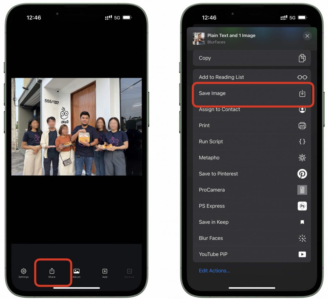 แนะนำแอป Blur Faces เบลอใบหน้าบนภาพถ่ายใน iPhone, iPad ใช้ง่ายโหลดฟรี