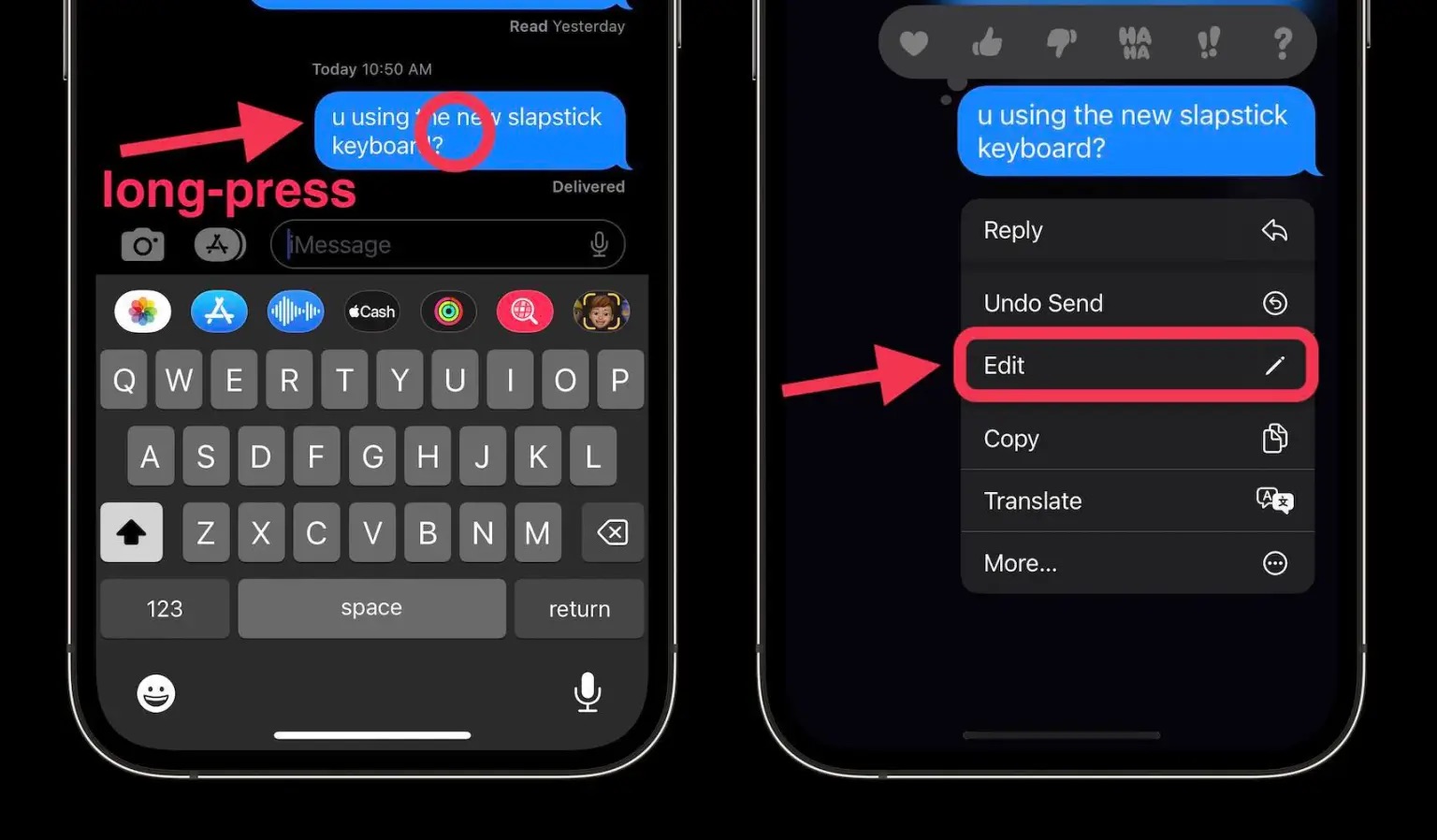 How to edit iMessages app messages on iPhone, new feature! in iOS 16 -  time.news - Time News